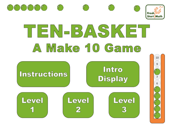 Ten-Basket: A Make a 10 Game