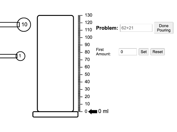 Water Addition: 10 ml and 1 ml Spoons